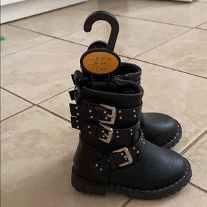 NWT “Leather” Baby Boots
